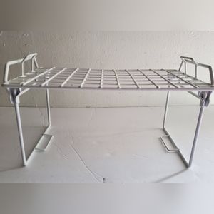 Metal White Foldable Shelf